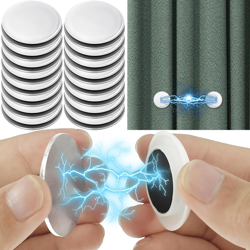 Silk Tie Woven - Windproof Magnetic Curtain Weights Reusable Curtain
