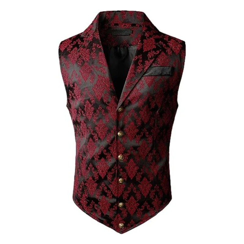 Men'S Formal Wear Waistcoat - British Retro Slim Fit Vest Fashionable
