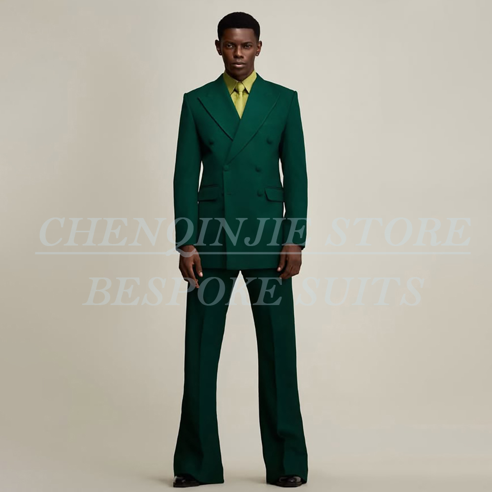 Men Formal Wear Outfits - Luxury Green Men's Suits Formal Wedding