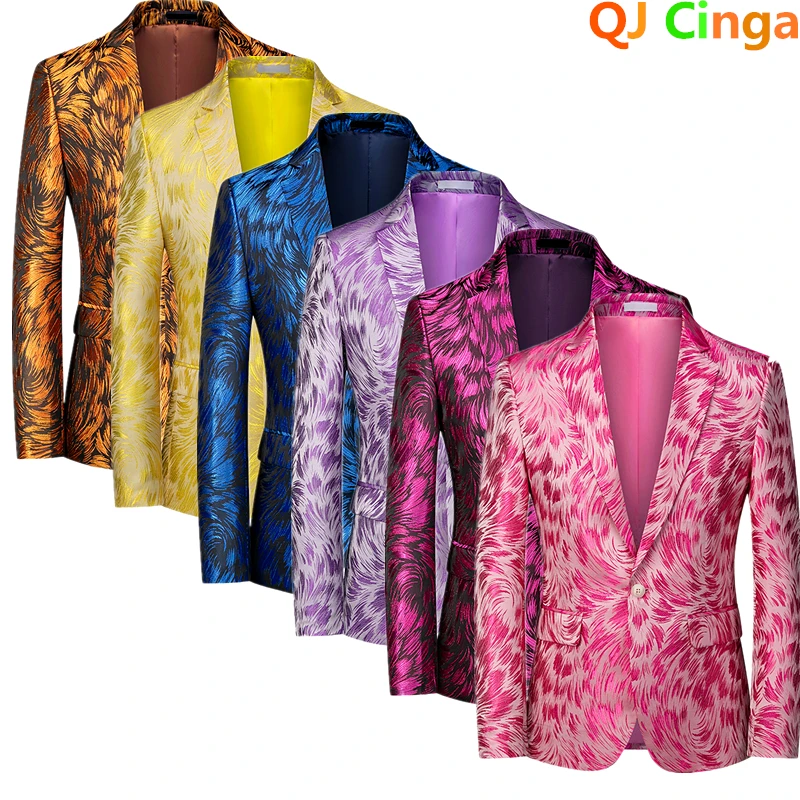 Red men's long-sleeved suit ja - Men Formal Wear Purple recension och pris