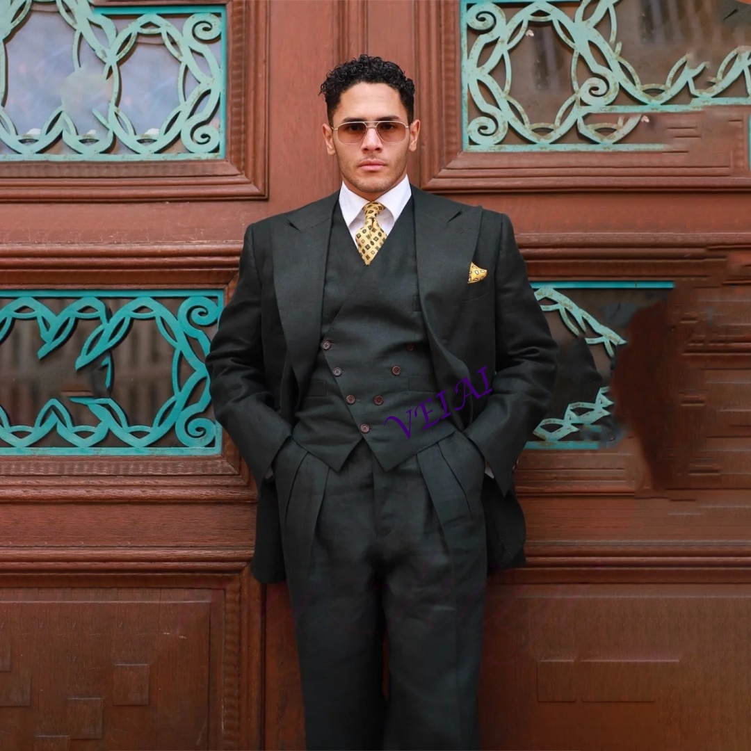 Customized Black Slim Fit 3 Pi - Men'S Formal Wear Waistcoat recension och pris