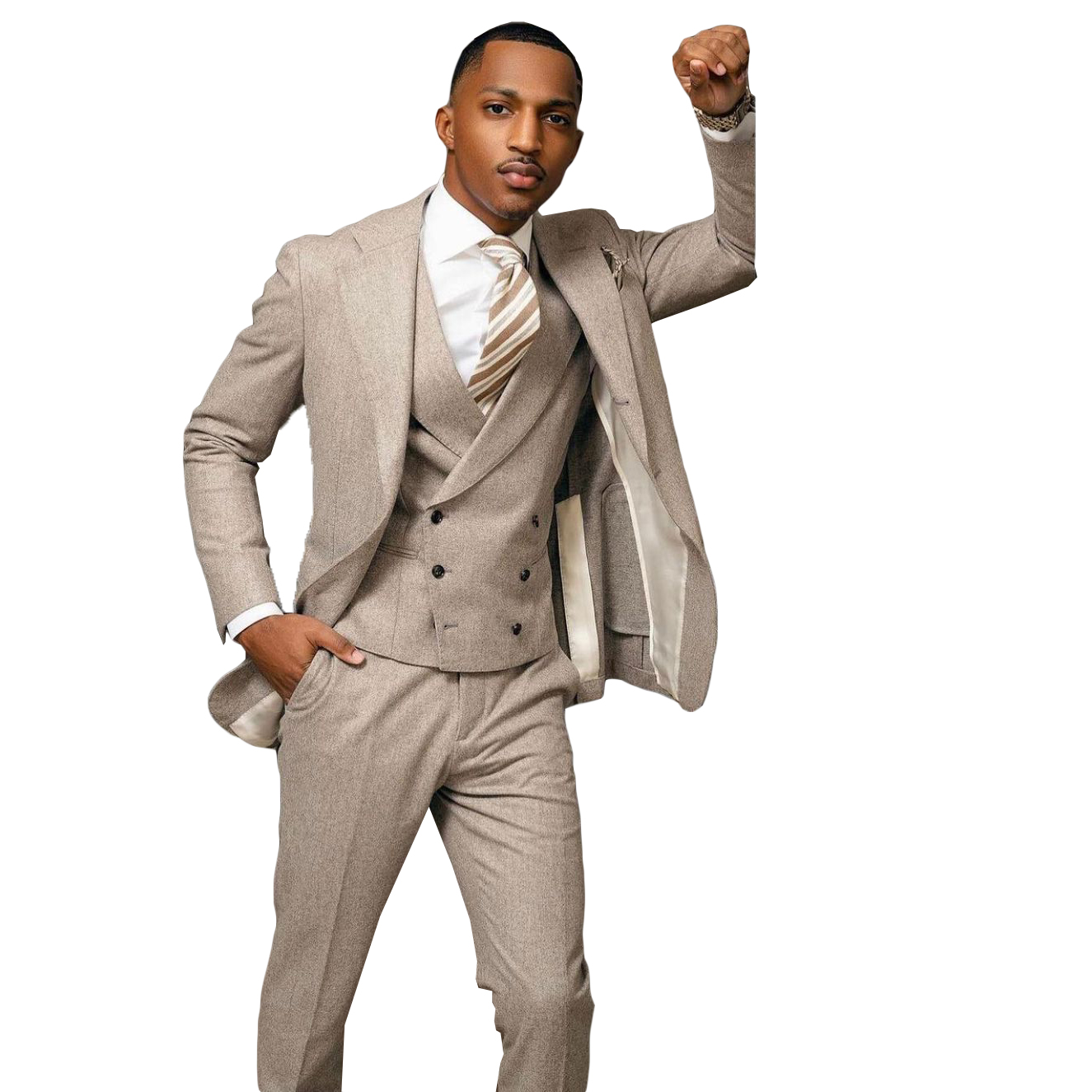 Classic Men Suits Formal Busin - Men'S Formal Wear Waistcoat recension och pris