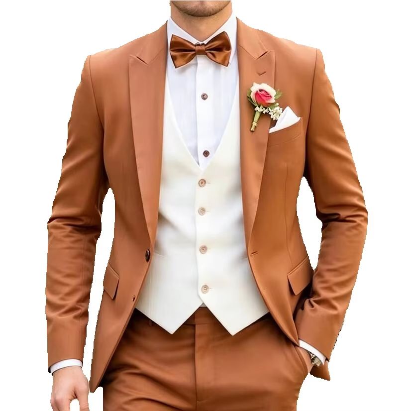 New Classic 3 Piece Men's Suit - Men'S Formal Wear Waistcoat recension och pris