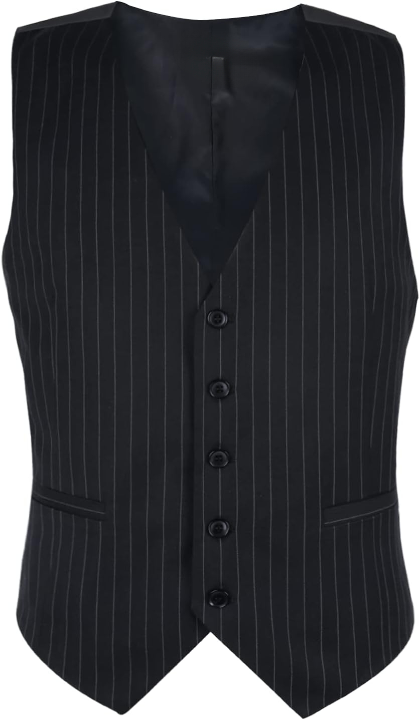 Mens Pinstripe Business Suit V - Men'S Formal Wear Waistcoat recension och pris