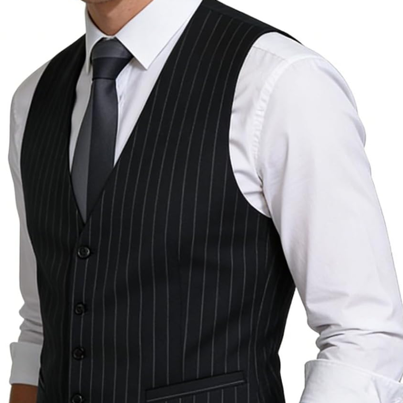 Mens Pinstripe Business Suit V - Men'S Formal Wear Waistcoat recension och pris