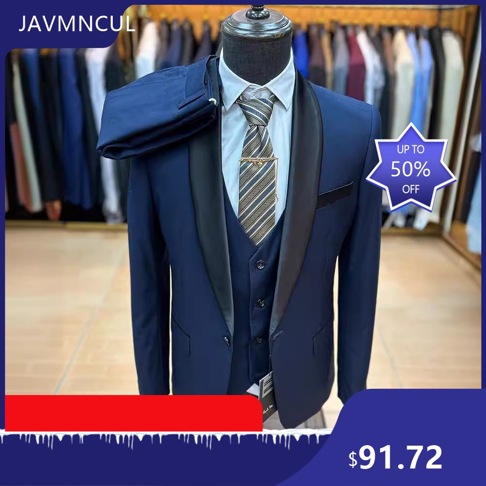 Men's Slim Fit 3 Piece Suit Sh - Men'S Formal Wear For Graduation recension och pris