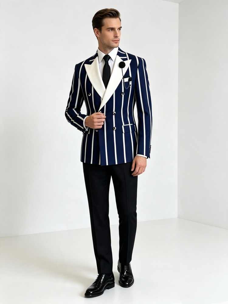 Men's Slim Fit Business Blazer - Men Formal Wear Outfits recension och pris