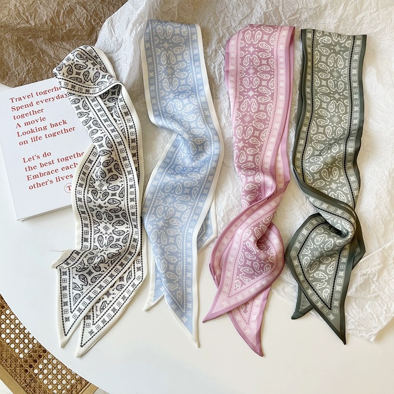 Set Series Silk Satin Scarf Wo - Silk Tie Woven recension och pris