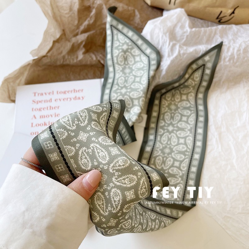 Set Series Silk Satin Scarf Wo - Silk Tie Woven recension och pris