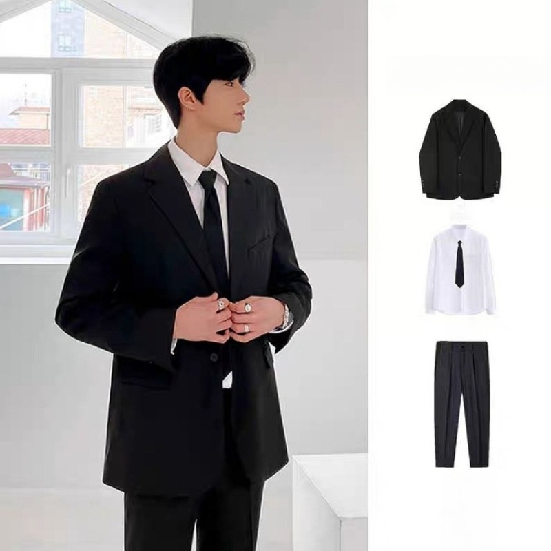Premium Men's Blazer Suit Set  - Men'S Formal Wear For Graduation recension och pris