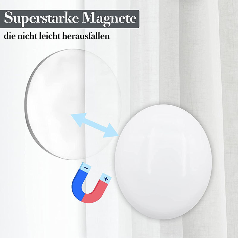 Windproof Magnetic Curtain Wei - Silk Tie Woven recension och pris