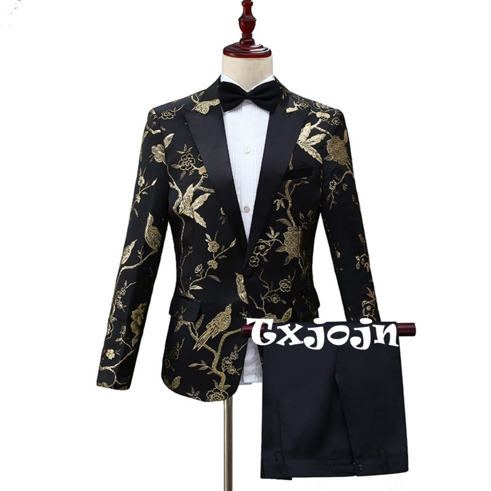 2026 New Exquisite Jacquard Su - Men Formal Wear Outfits recension och pris