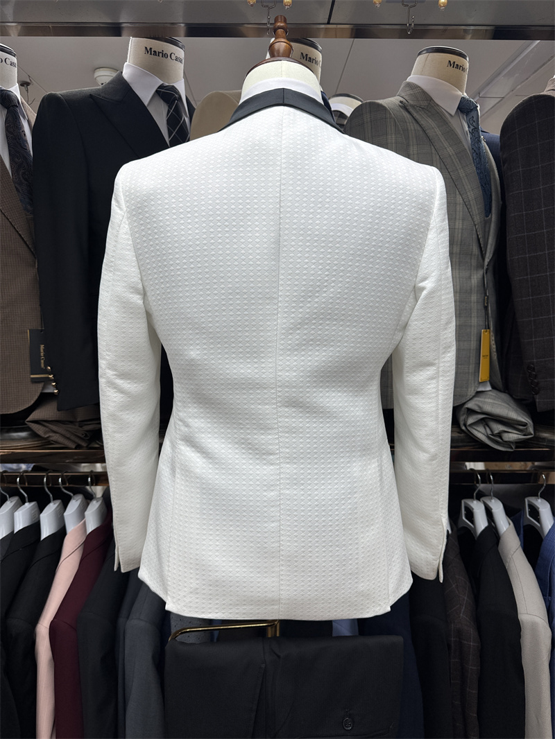 Plaid Wedding Tuxedo for Groom - Men Formal Wear 2025 recension och pris
