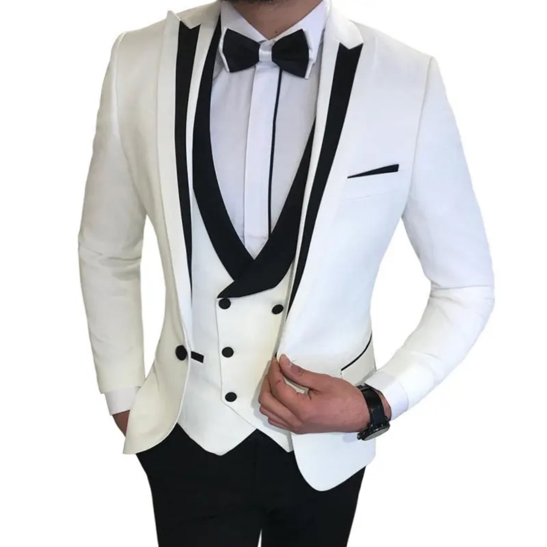 3 Piece Men's Wedding Suit Set - Men'S Formal Wear Not Suit recension och pris
