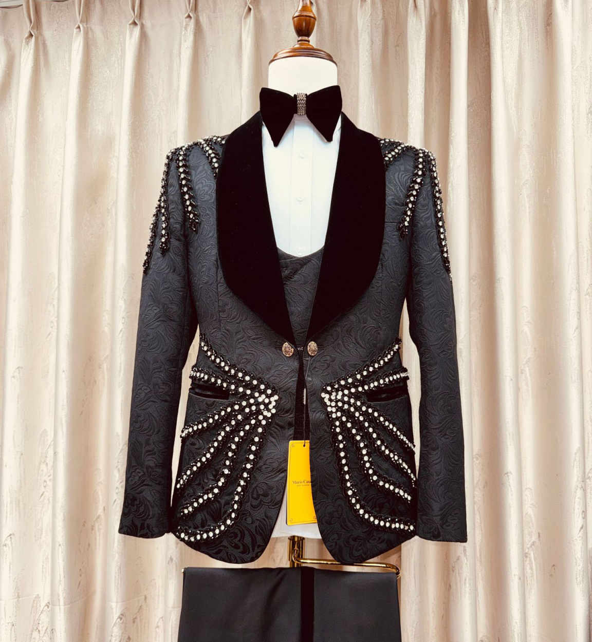 Gorgeous Crystal Tassel Men Su - Men'S Formal Wear Waistcoat recension och pris