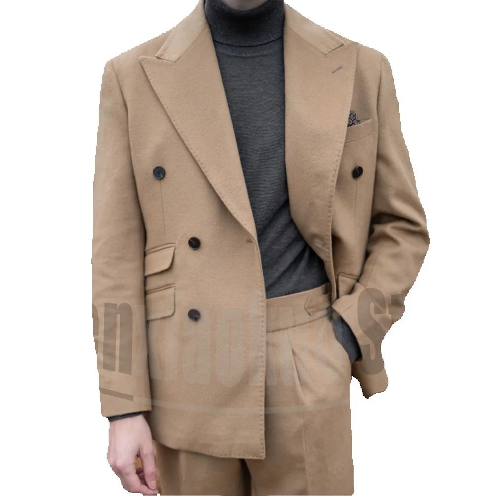 Men's Double Breasted Suit For - Men Formal Wear 2025 recension och pris