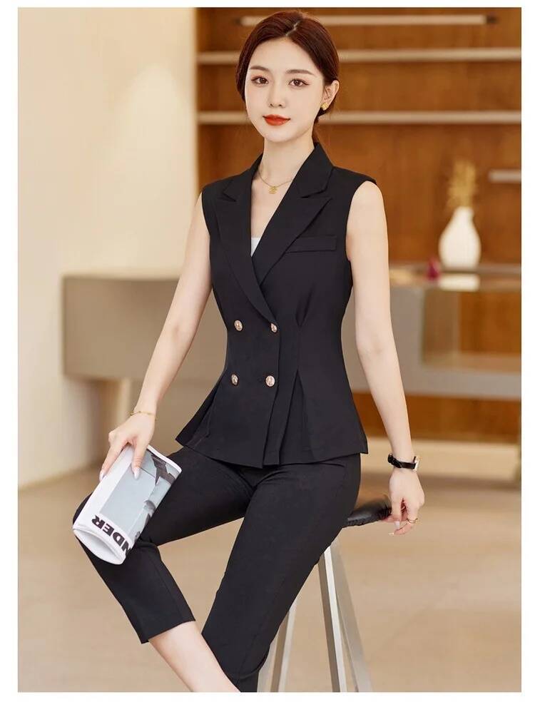 Women Elegant Pantsuits with 2 - Men'S Formal Wear Waistcoat recension och pris