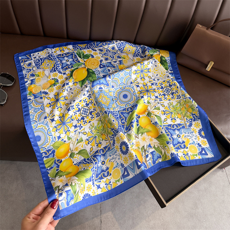 2026 New Fruit Print Silk Squa - Silk Tie Woven recension och pris