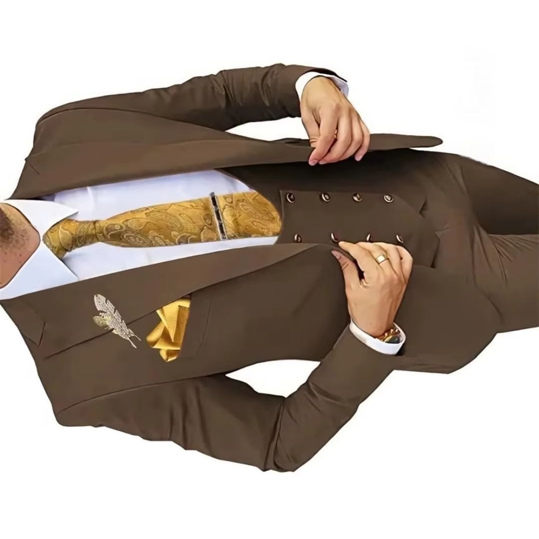 3 Piece Slim Fit Men's Suits D - Men'S Formal Wear Not Suit recension och pris