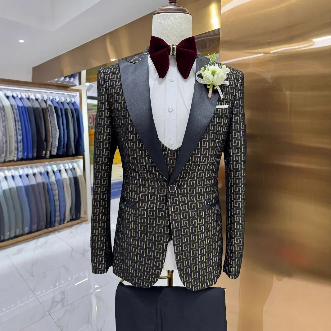 Plaid Prom Suits For Men Slim  - Men Formal Wear 2025 recension och pris