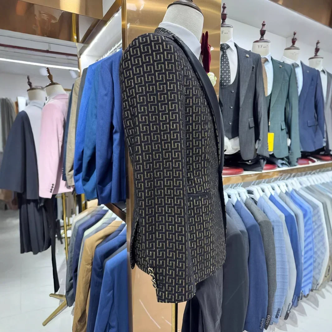 Plaid Prom Suits For Men Slim  - Men Formal Wear 2025 recension och pris