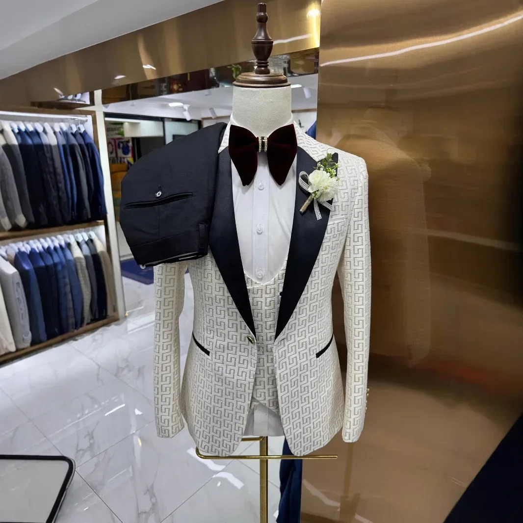 Plaid Prom Suits For Men Slim  - Men Formal Wear 2025 recension och pris