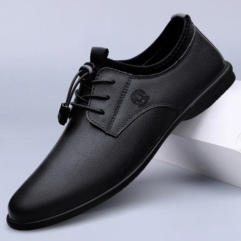 XIHAHA Men's Leather Shoes Bre - Men'S Formal Office Wear Shoes recension och pris