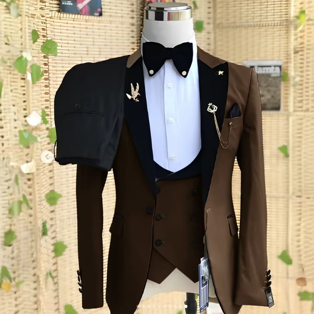 Elegant 3 Piece Slim Fit Men's - Men'S Formal Wear Not Suit recension och pris