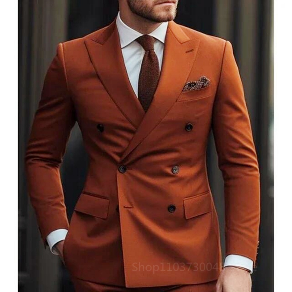 Two-Piece Brown Smoking for Da - Men'S Formal Wear For Graduation recension och pris