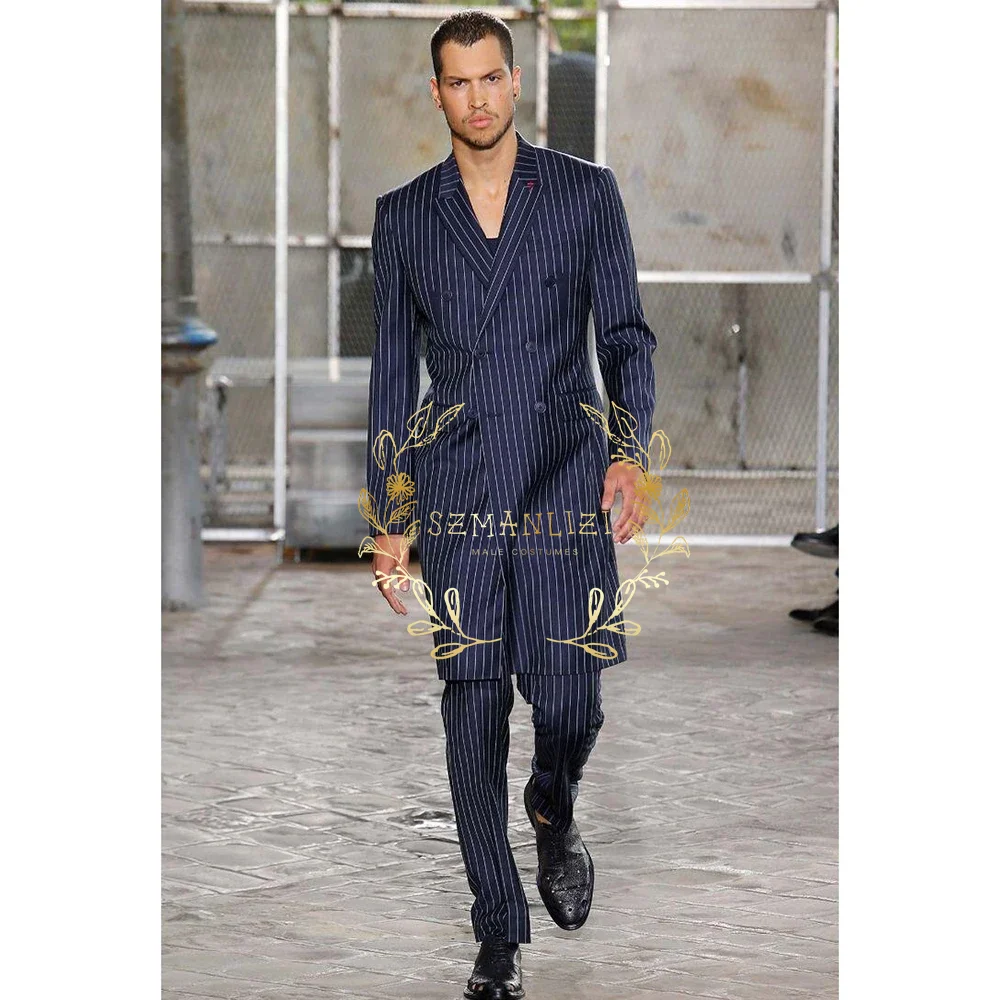Formal Men's Suit 2 Pieces Nav - Men Formal Wear With Blazer recension och pris