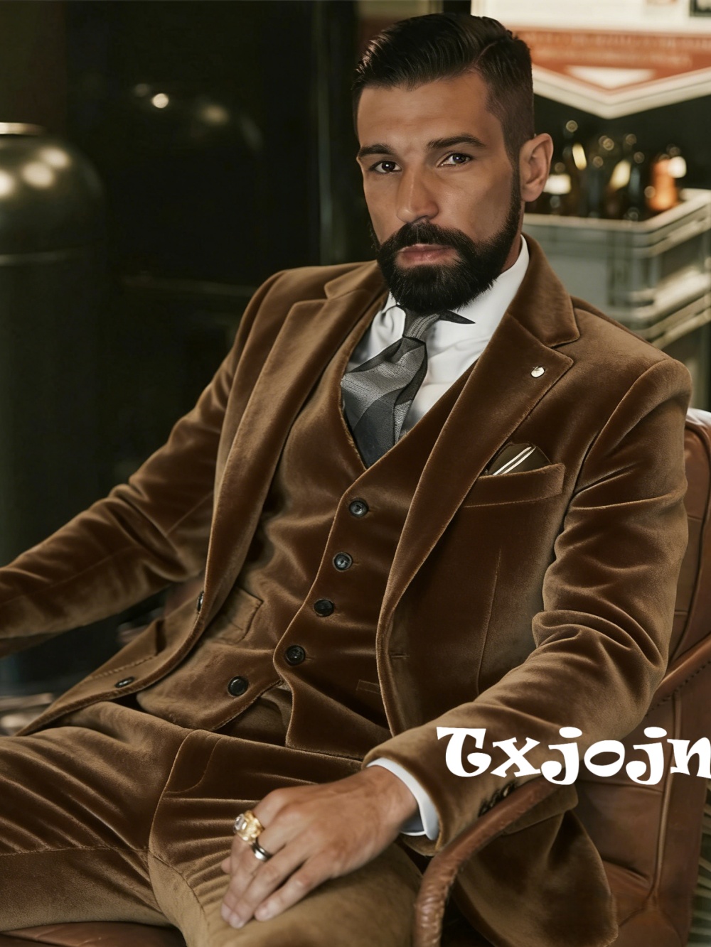 Men's Velvet Suits 3 Pieces Da - Men Formal Wear Outfits recension och pris