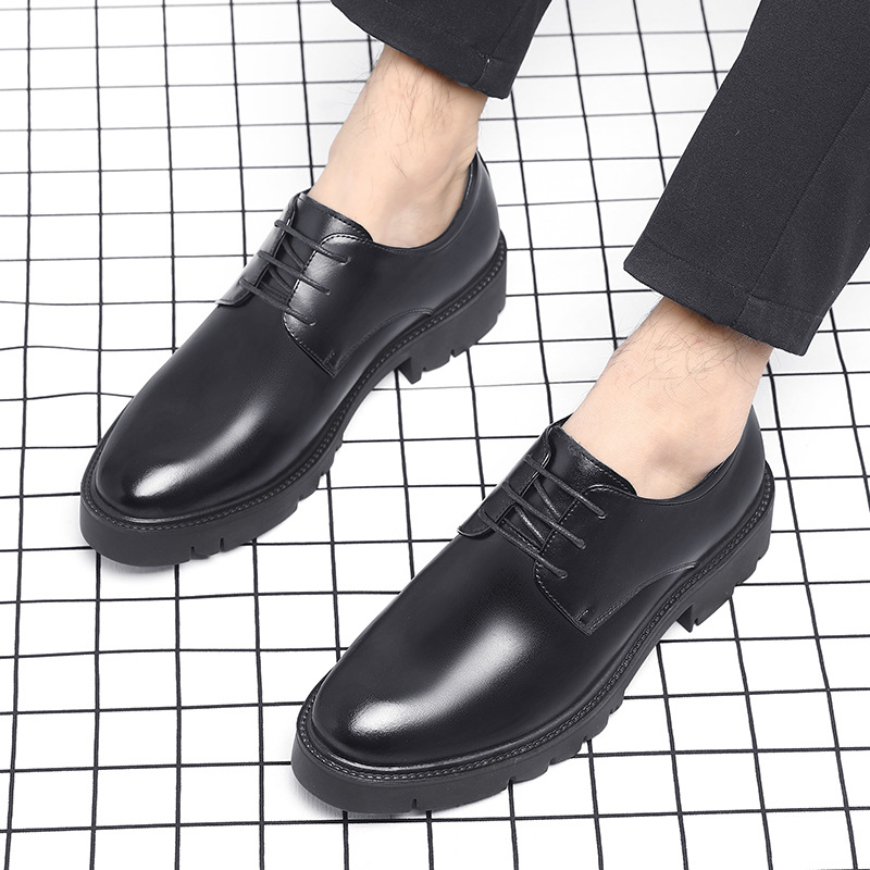 Mens Black Leather Lace Up Dre - Men'S Formal Office Wear Shoes recension och pris