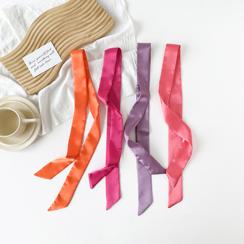 4x100cm Satin Silk Narrow Scar - Silk Tie Woven recension och pris