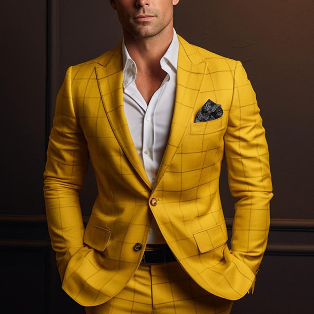 Men Suit Coat Formal Business  - Men Formal Wear Outfits recension och pris