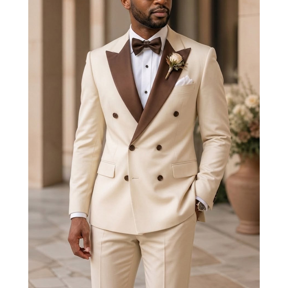 Men Double Breasted Tuxedo Sui - Men Formal Wear Outfits recension och pris